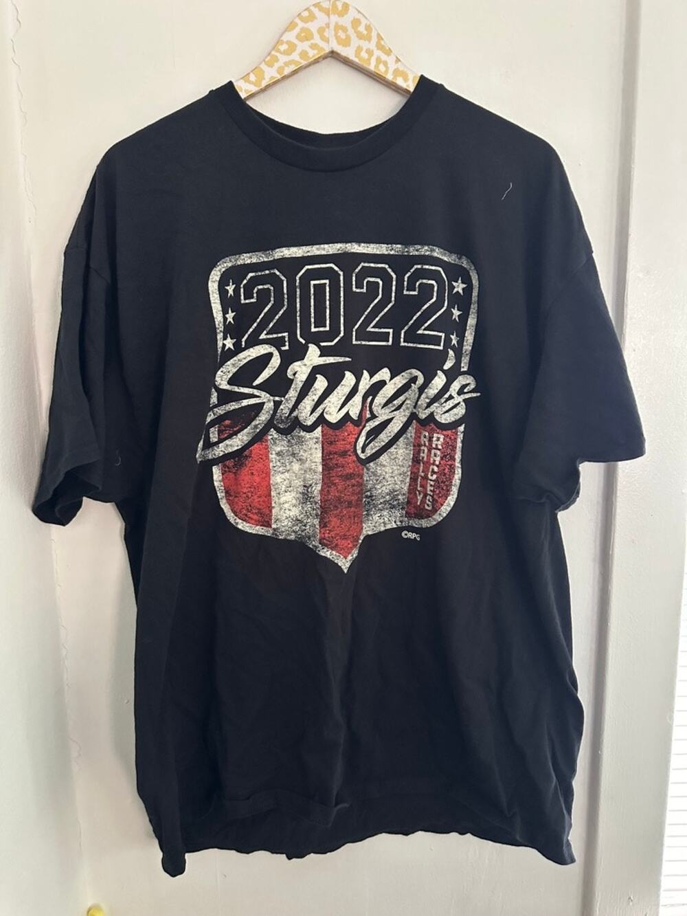 2022 STURGIS Rally Races Black Tee | Size XL